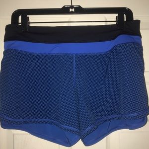 Blue/Black Lululemon shorts